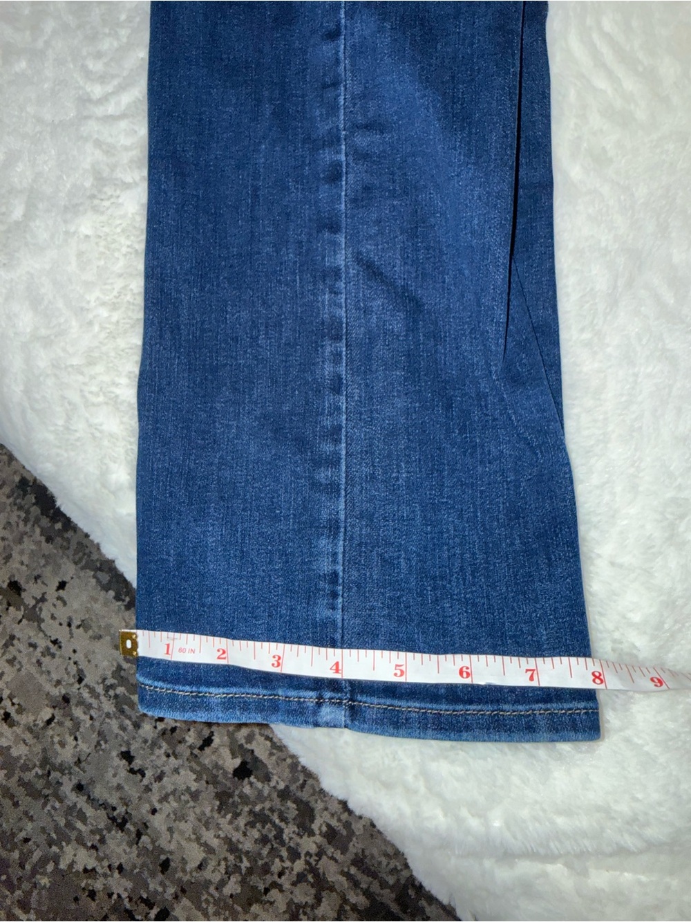 2 x 20$ NYDJ Dark Blue Straight-Leg Jeans Size 8 - Picture 3 of 10